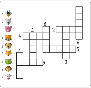 CRUCIGRAMA-ANIMALES