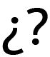 Signos de interrogacion